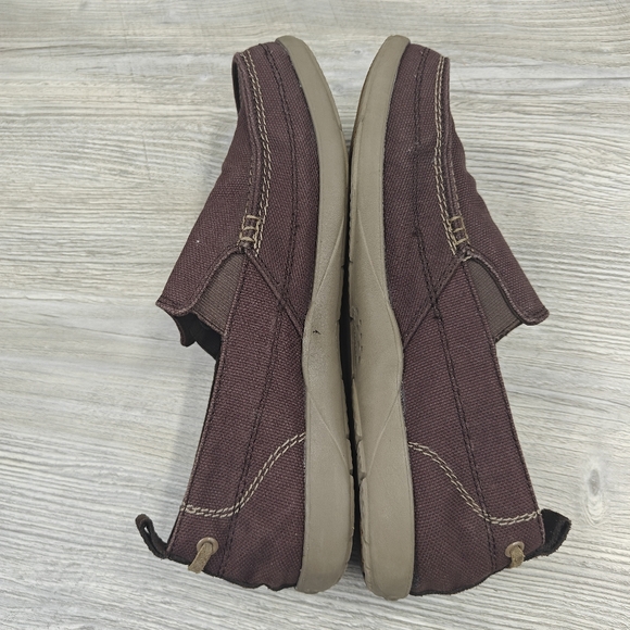 Crocs Walu Men's Brown Casual Slip On Shoes Loafers Size 11 Canvas - Picture 7 of 9